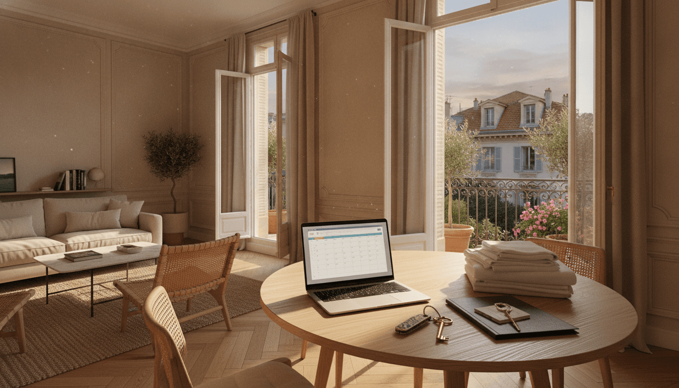 Nice short-term rental apartment prepared for guest arrival under 2026 rules
